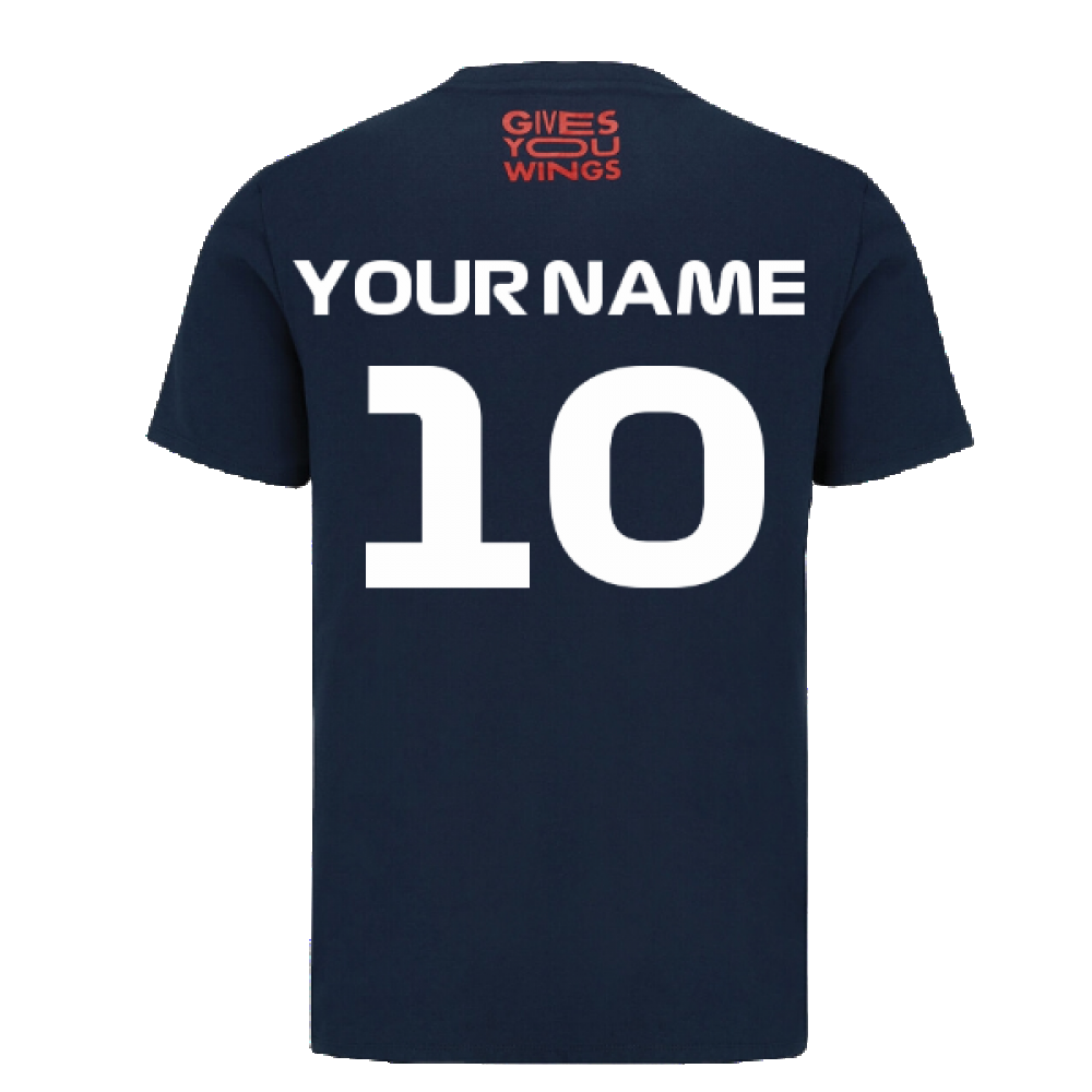 2022 Red Bull Racing Team Graphic Tee (Navy) (Your Name)_2