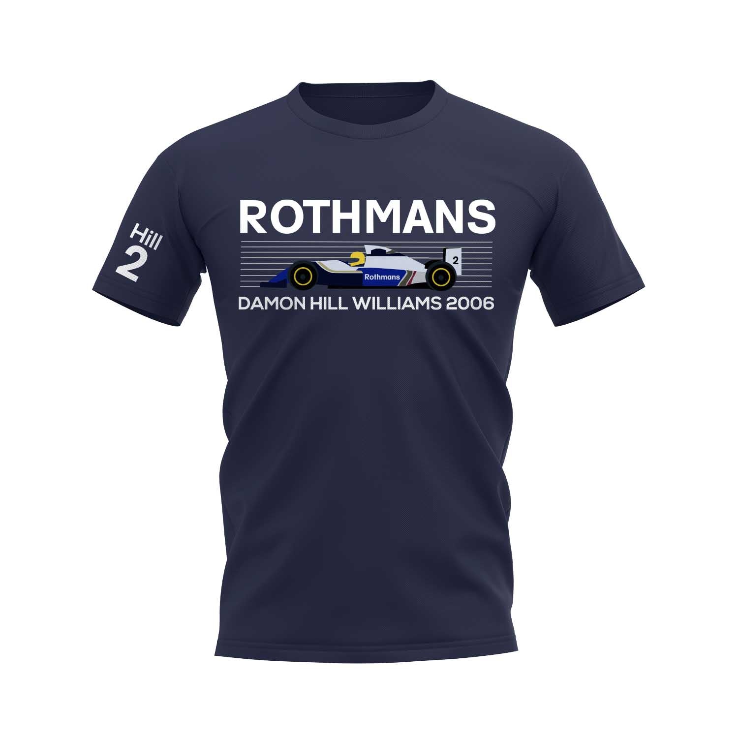 Damon Hill 1996 Williams T-Shirt (Navy)