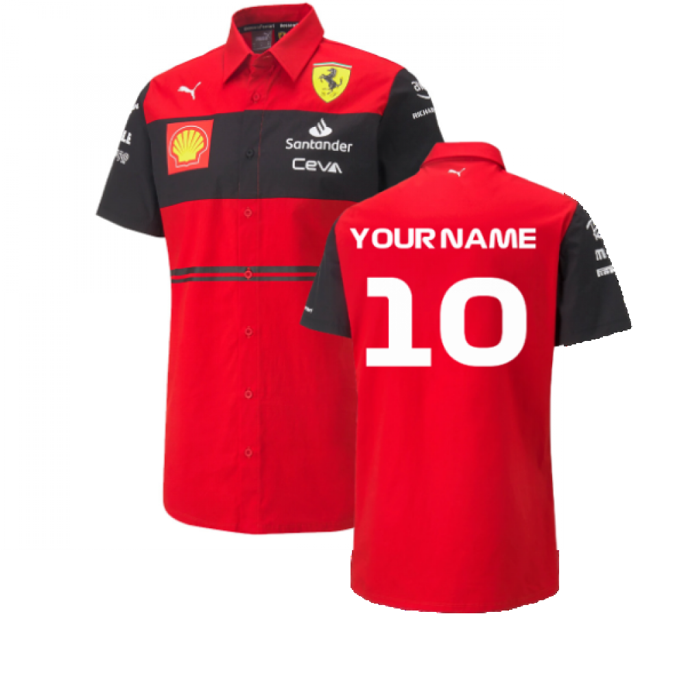 2022 Ferrari Team Shirt (Red) (Your Name)_0