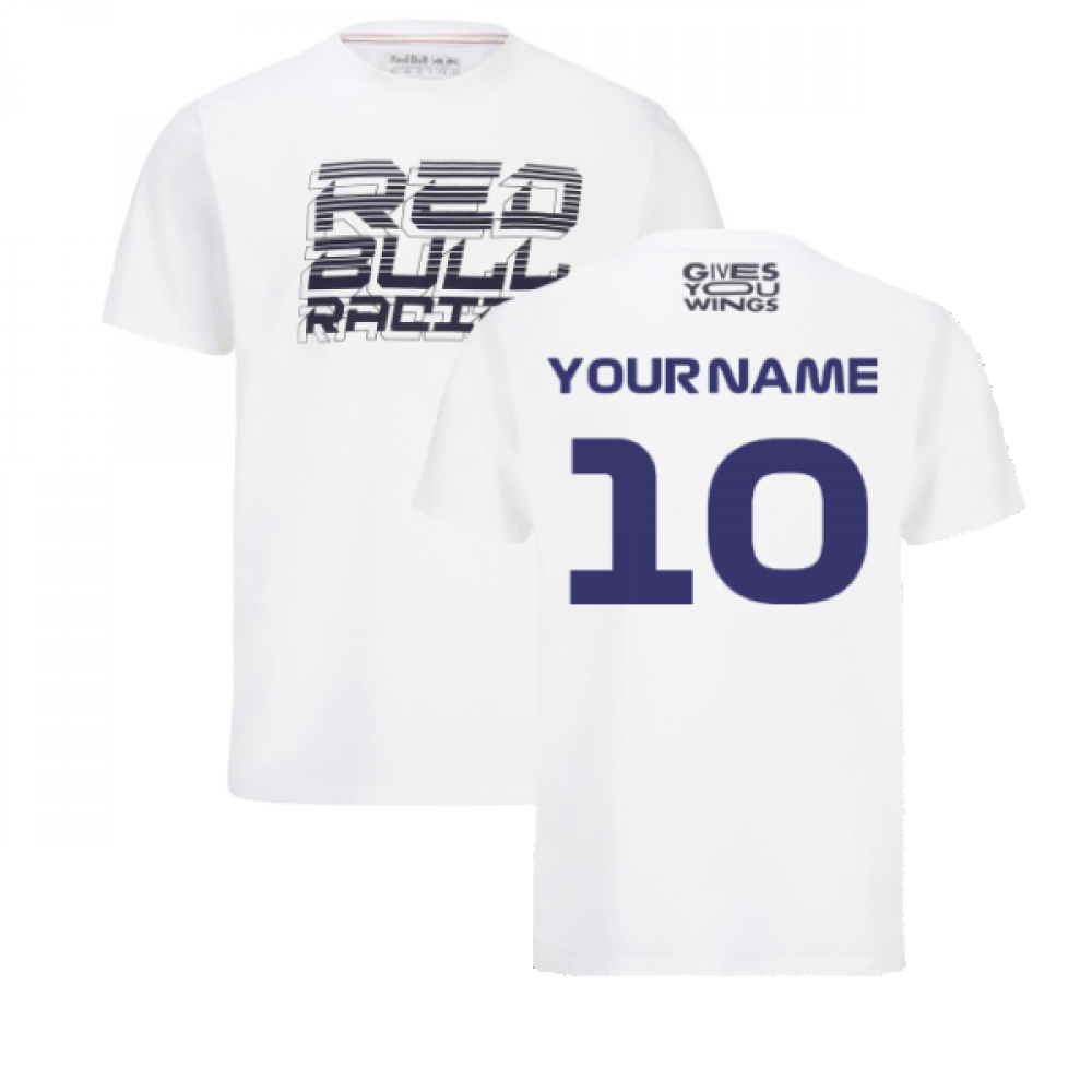 2022 Red Bull Racing Team Graphic Tee (White) (Your Name)_0