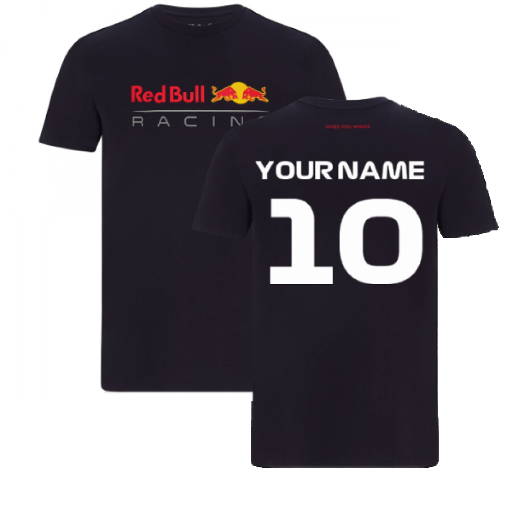 2022 Red Bull Large Logo Tee (Navy) (Your Name)_0