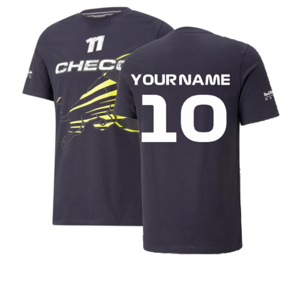 2022 Red Bull Checo Sergio Perez Logo Tee (Night Sky) (Your Name)_0