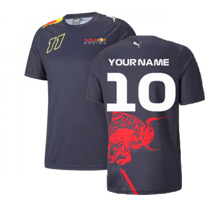 2022 Red Bull Racing Sergio Perez Drivers Tee (Your Name)_0