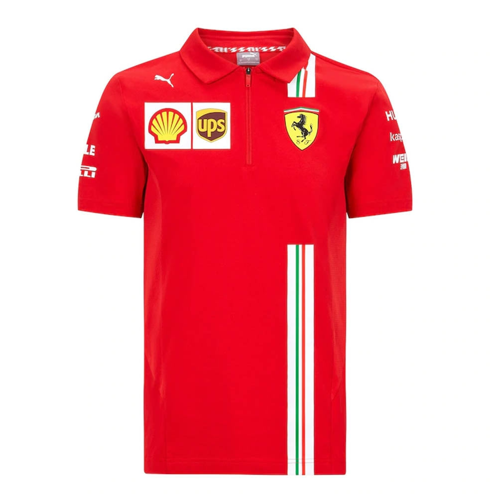 2021 Ferrari Team Polo Shirt (Red)