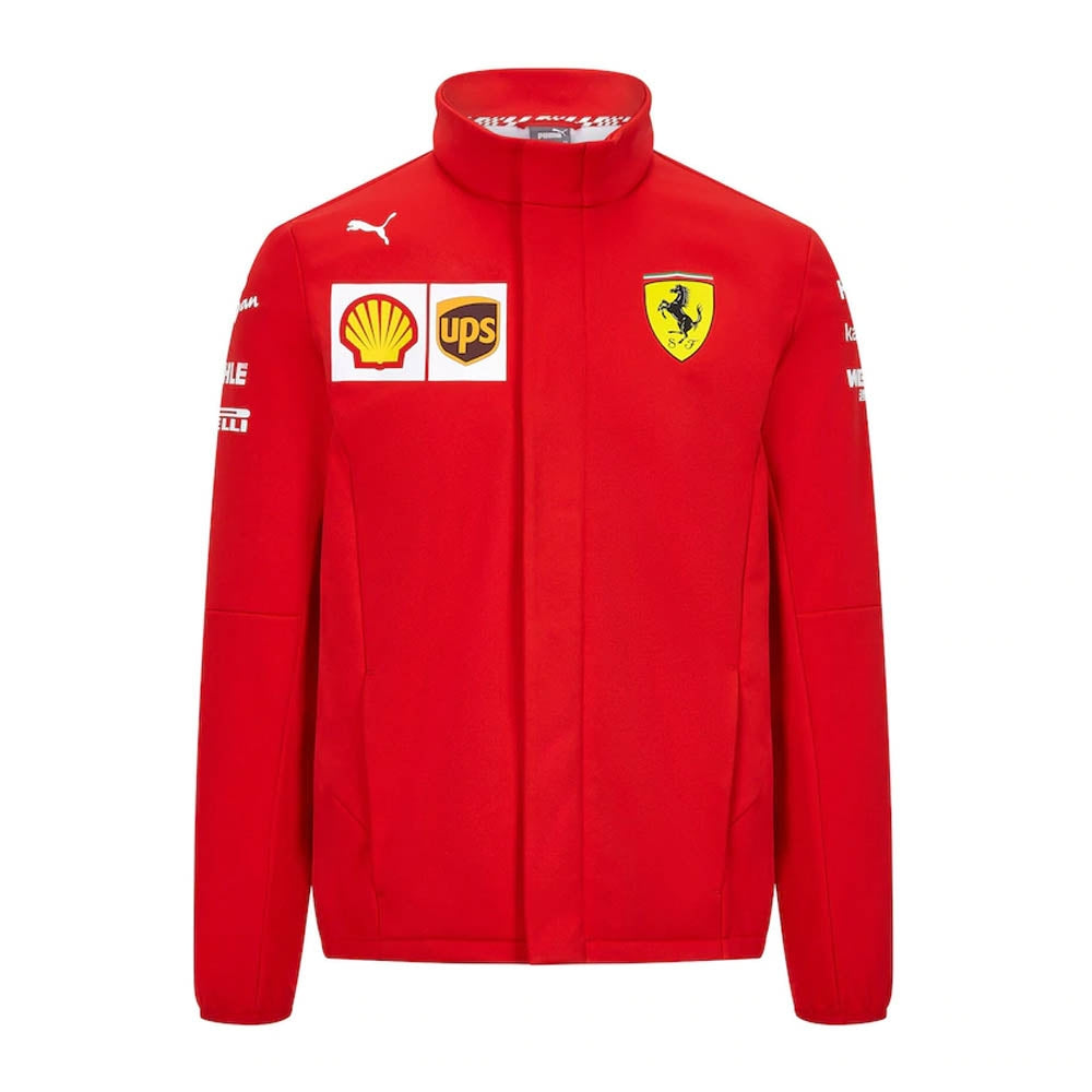 2021 Ferrari Team Softshell Jacket (Red)_0