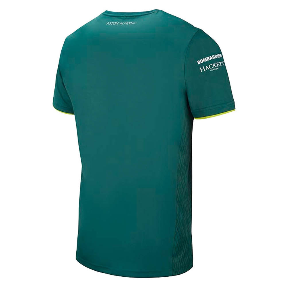 2021 Aston Martin F1 Official Lifestyle Logo T-shirt (Green)