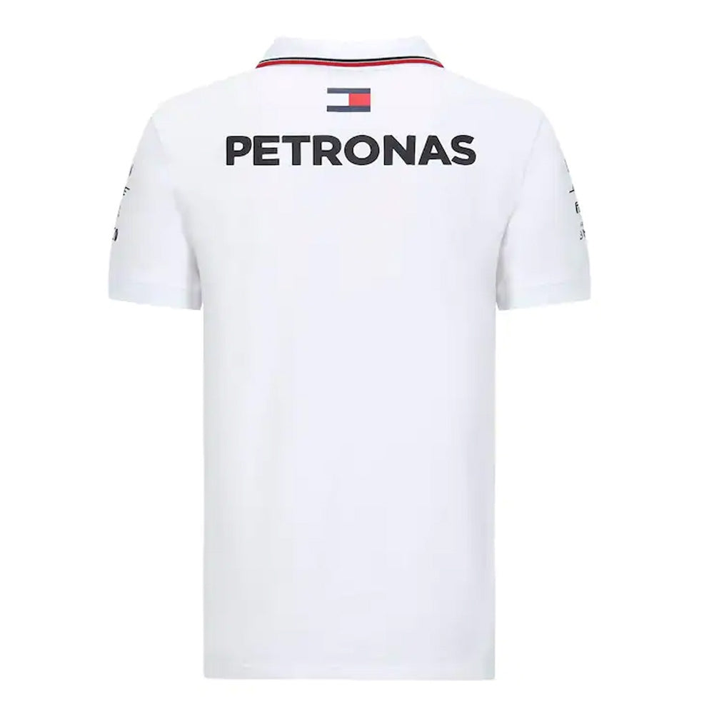 2021 Mercedes Team Polo Shirt (White)_1