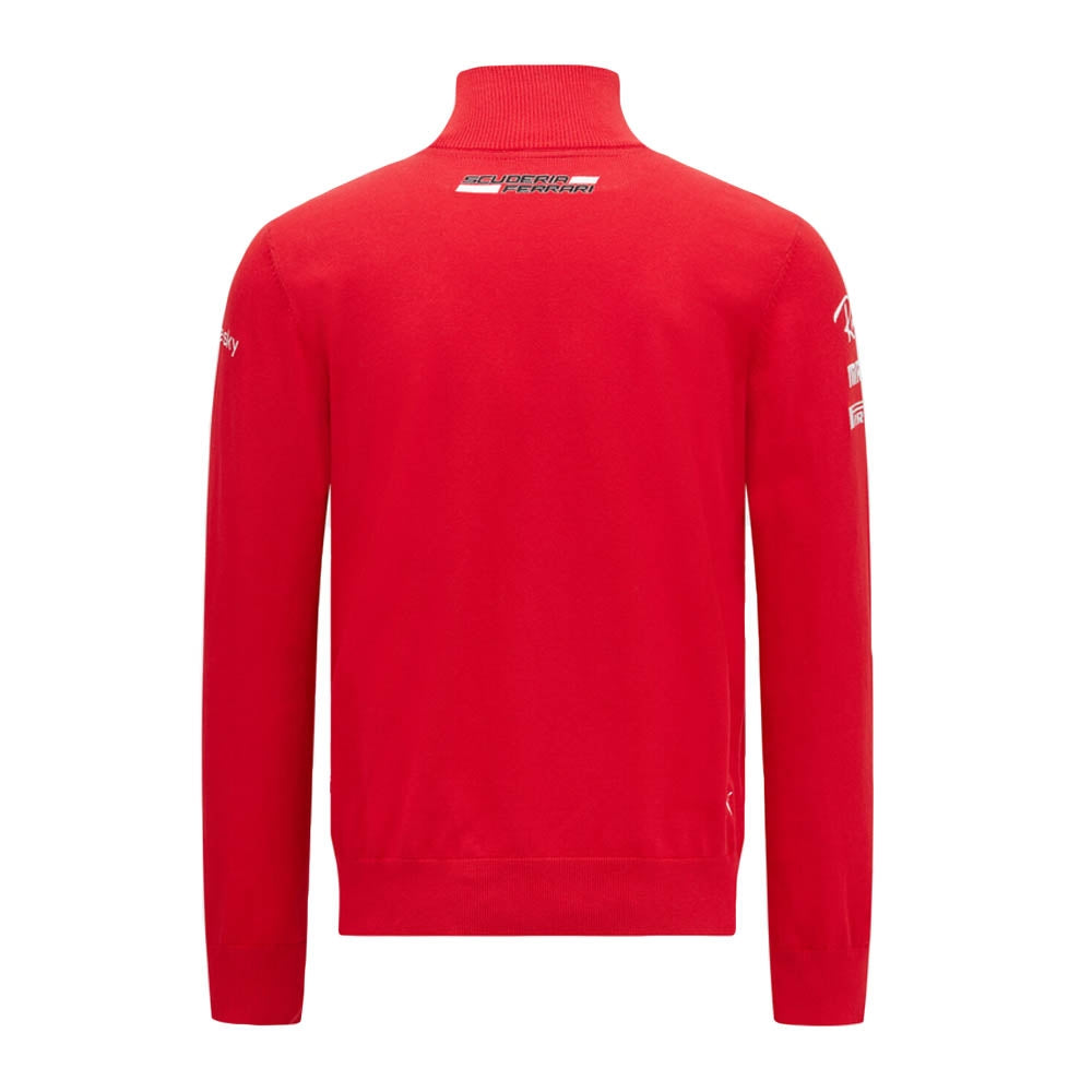 2021 Ferrari Team Half Zip Jumper (Red)