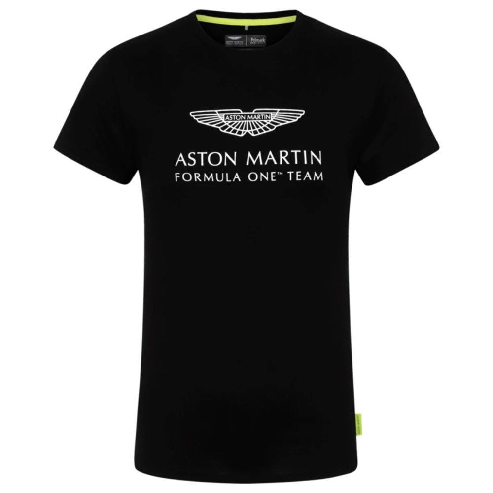 2021 Aston Martin Official Lifestyle Logo T-shirt (Black)