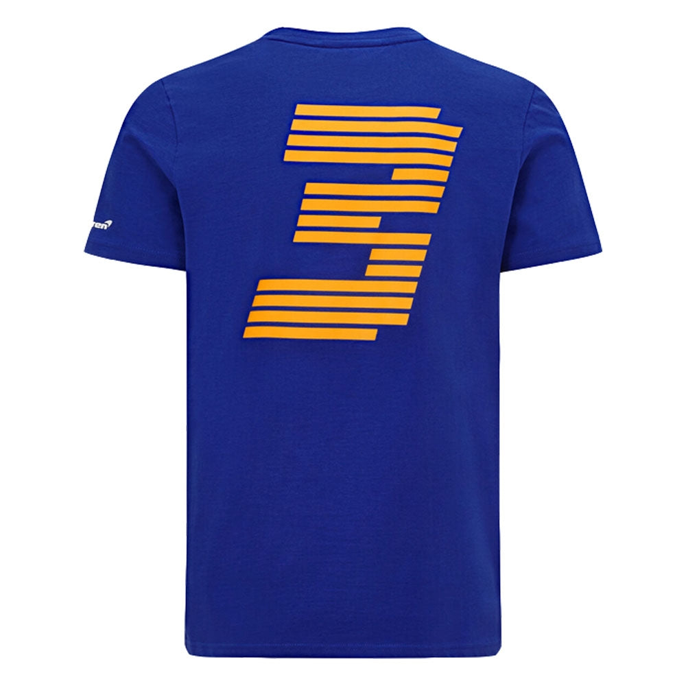 2021 McLaren Daniel Ricciardo NO3 Tee (Blue)_1