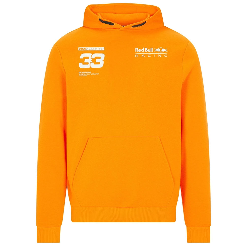 Red Bull Max Verstappen Hooded Sweat (Orange) - Kids_0