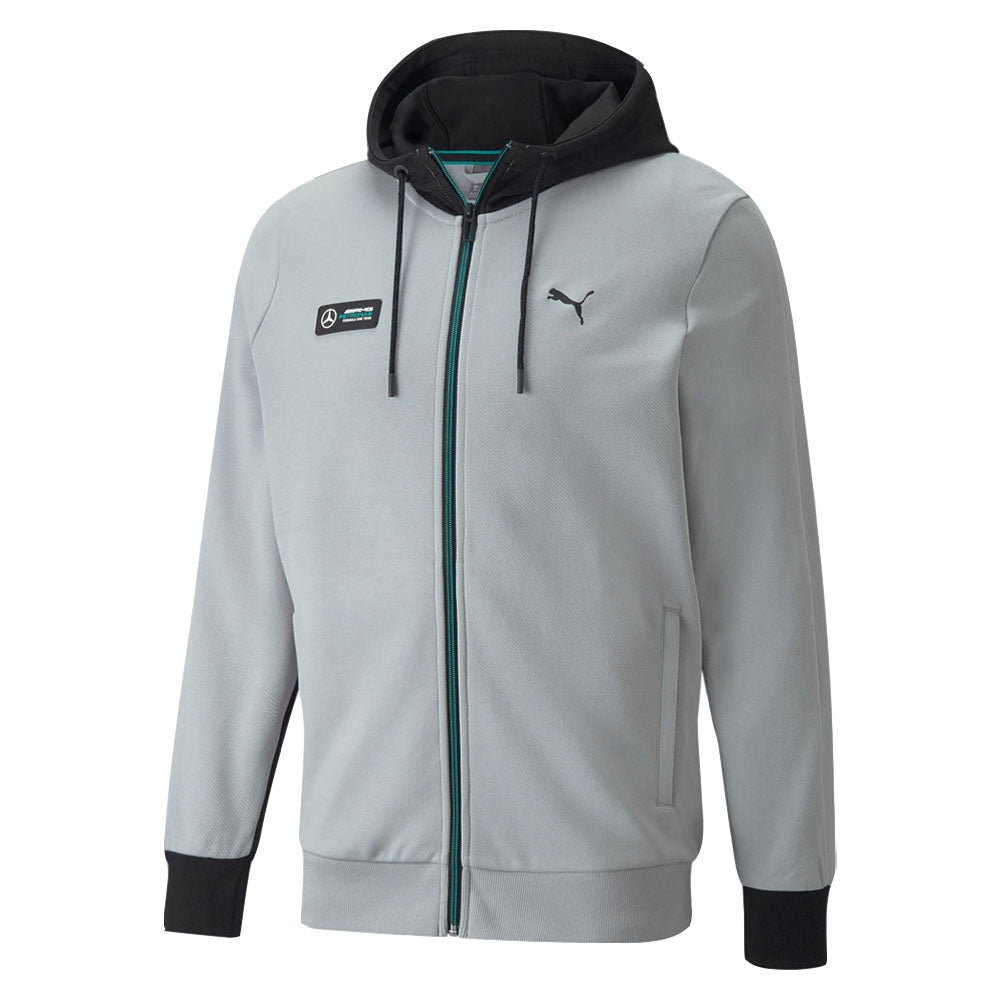 2022 Mercedes MAPF1 Hooded Sweat Jacket (Silver)_0