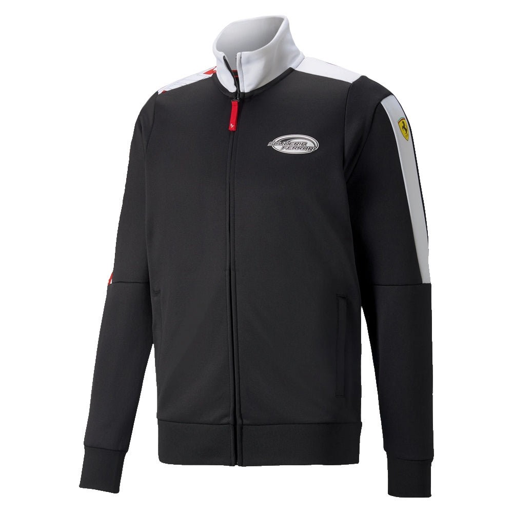 2022 Ferrari Race T7 Track Jacket (Black)_0