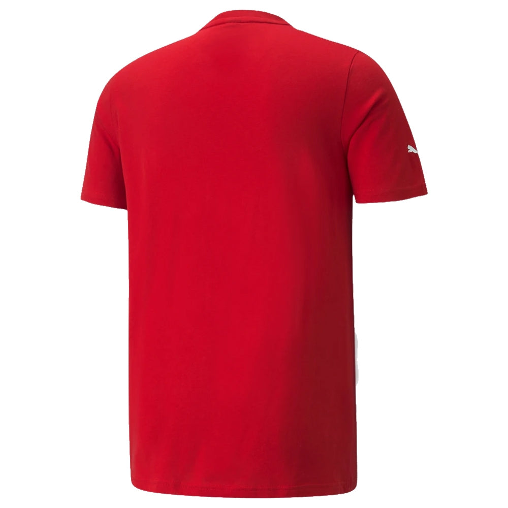 2022 Ferrari Race Colored Big Shield Tee (Red)_1