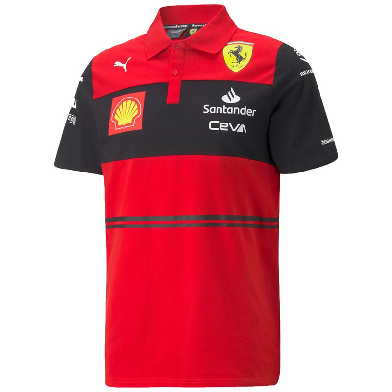 2022 Ferrari Team Polo Shirt (Red)_0