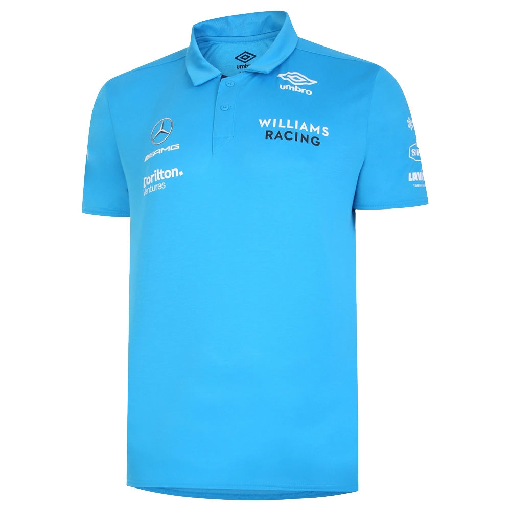 2022 Williams Racing Media Polo Shirt (Blue)_0