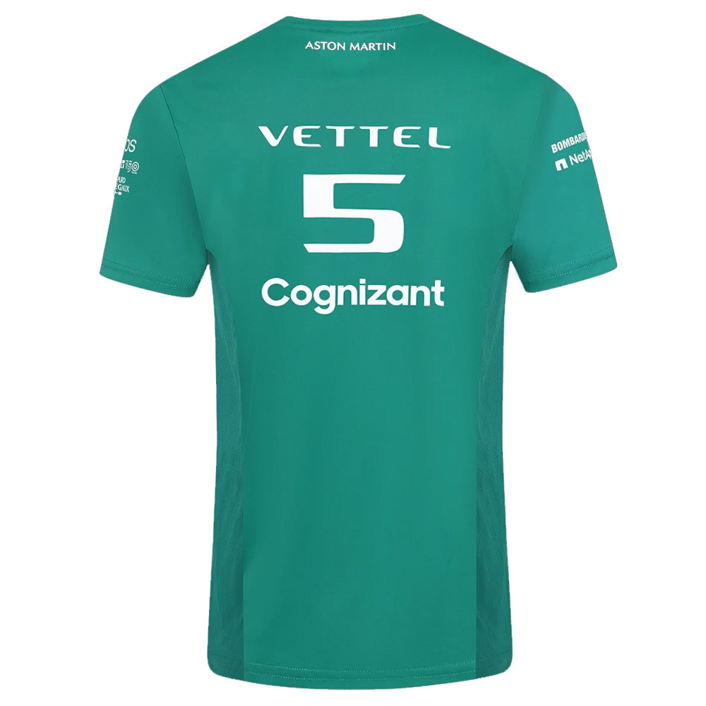 2022 Aston Martin Official Team Driver Tee Vettel (Green)_1