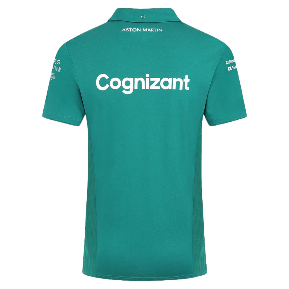 2022 Aston Martin Official Team Polo Shirt (Green)_1