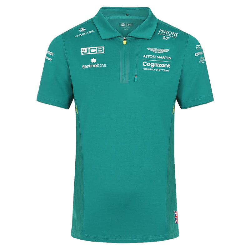 2022 Aston Martin Official Team Polo Shirt (Green)_0
