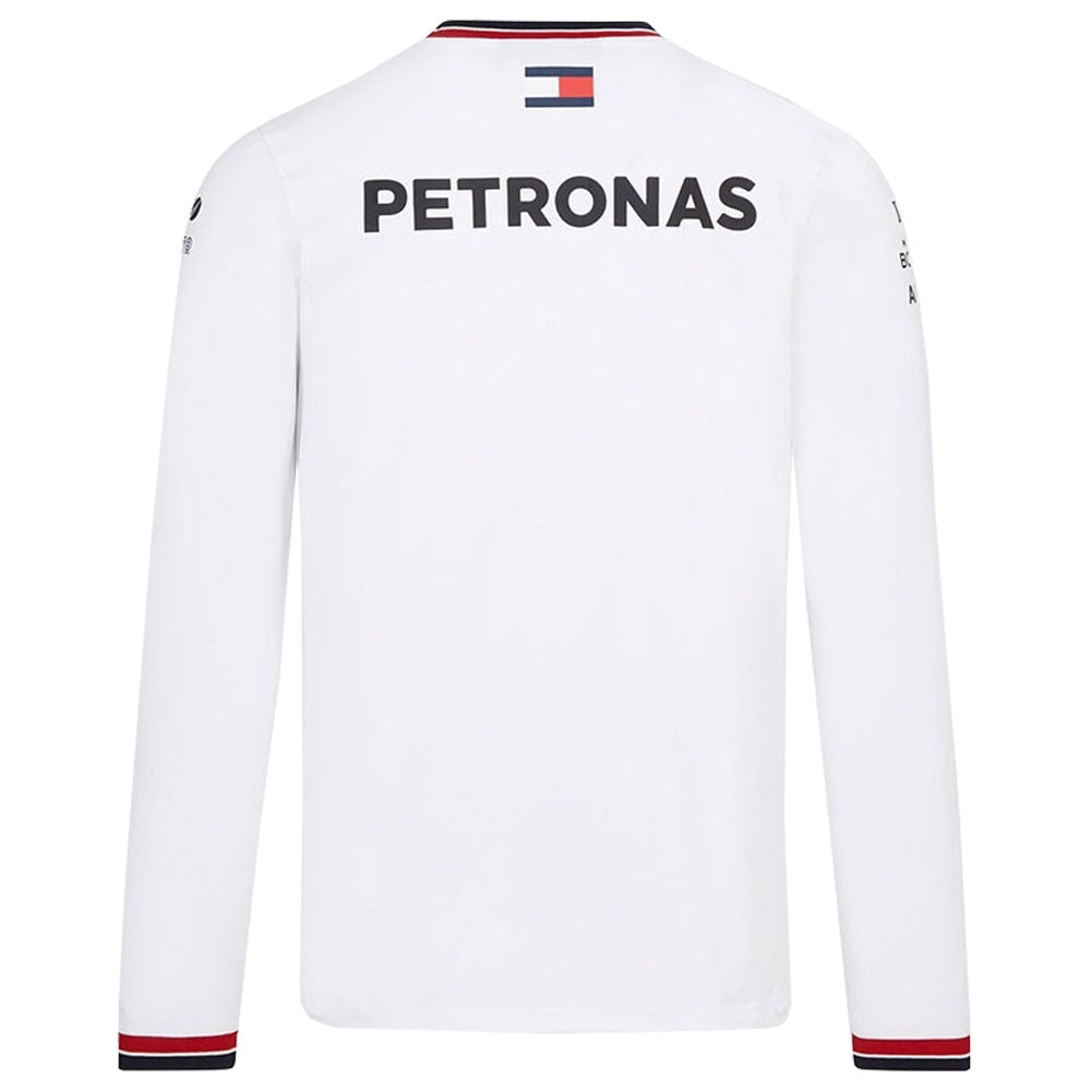 2022 Mercedes Team LS Driver Tee (White)_1