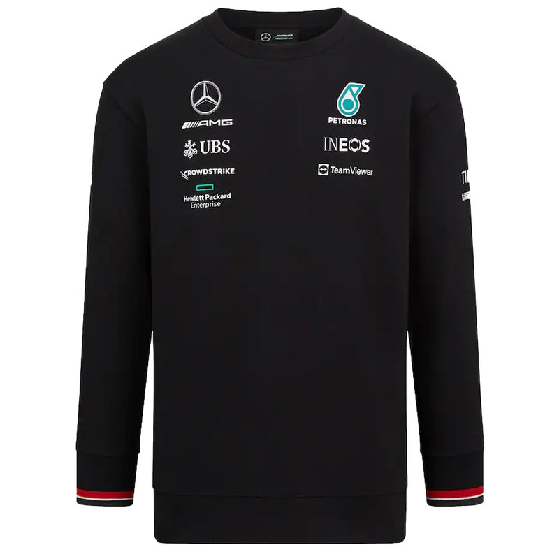 2022 Mercedes Team Crew Sweat (Black)_0