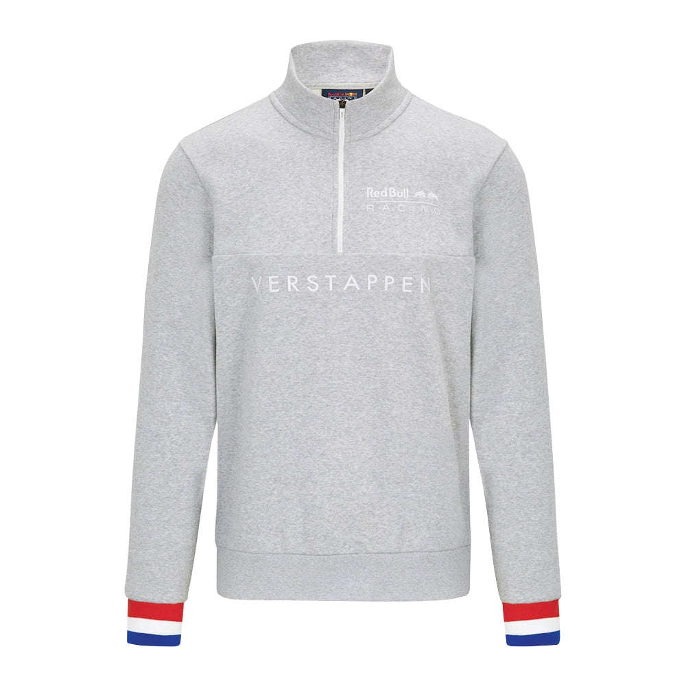 2022 Red Bull Racing Max Verstappen Zip Sweat (Grey)_0