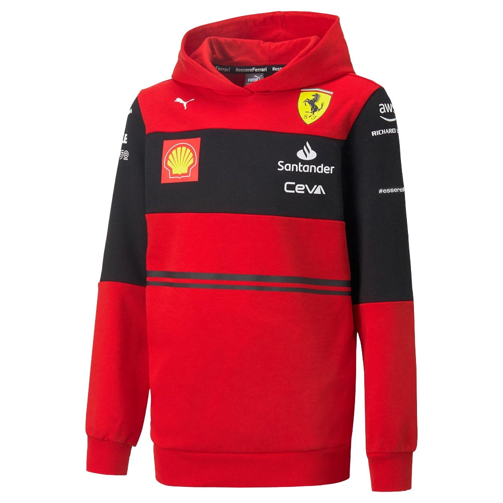 2022 Ferrari Team Hoodie (Red) - Kids_0