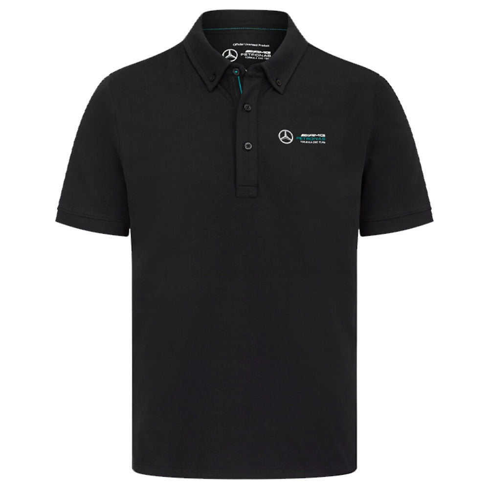 2022 Mercedes FW Classic Polo Shirt (Black)_0