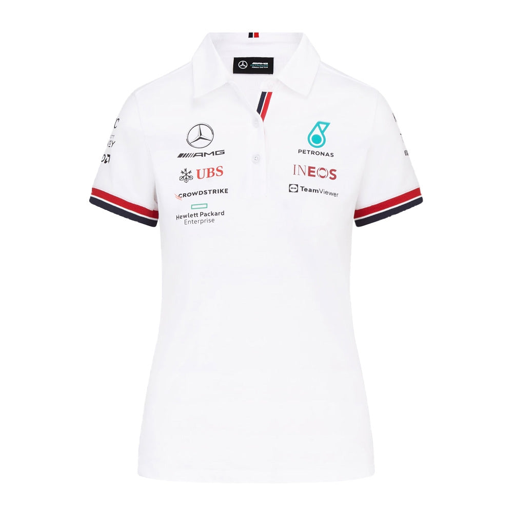 2022 Mercedes Polo Shirt (White) - Womens_0