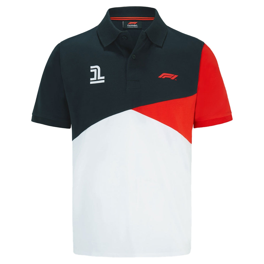 F1 Formula 1 Mens Cut and Sew Polo Shirt_0