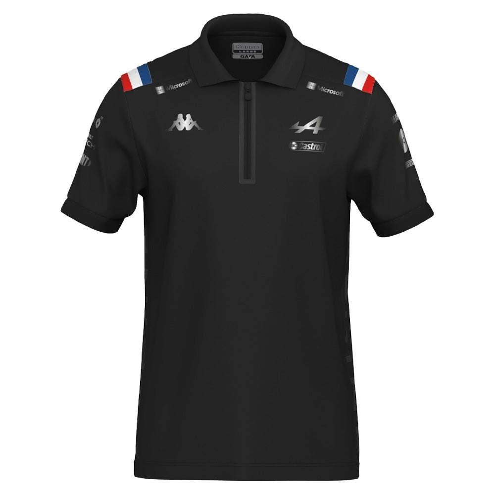 Alpine 2022 Team Polo Shirt (Black)_0
