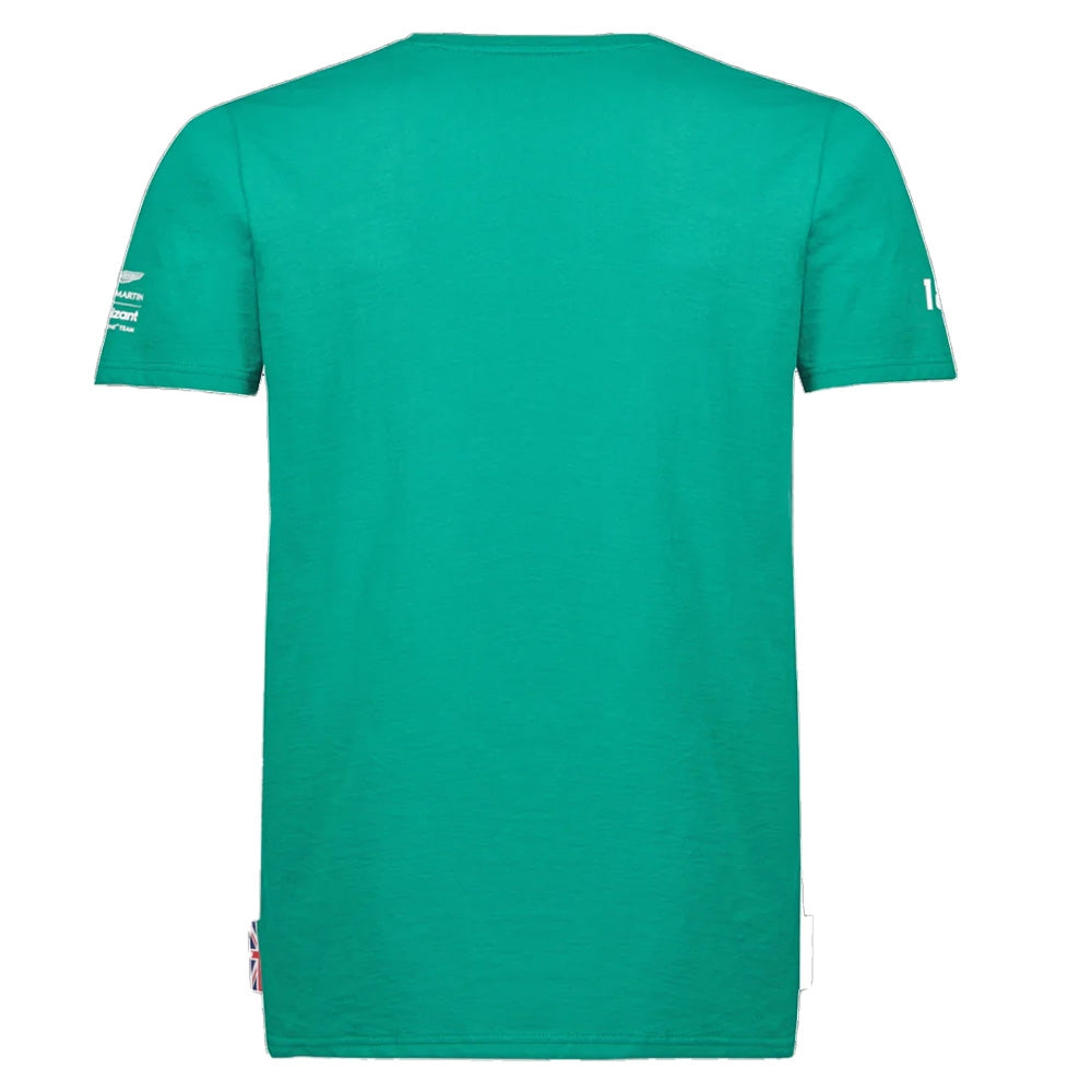 2022 Aston Martin Official LS T-Shirt (Green) (Your Name)_1