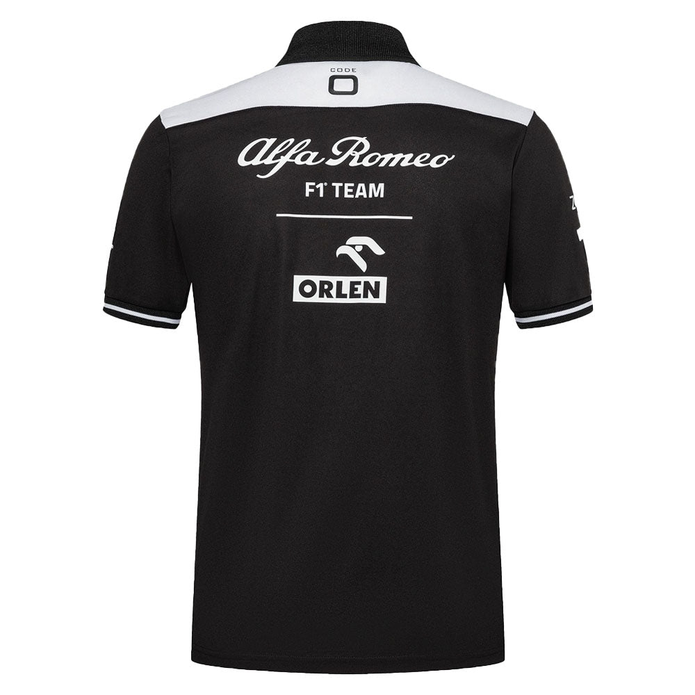 2022 Alfa Romeo Racing Polo Shirt (Black)