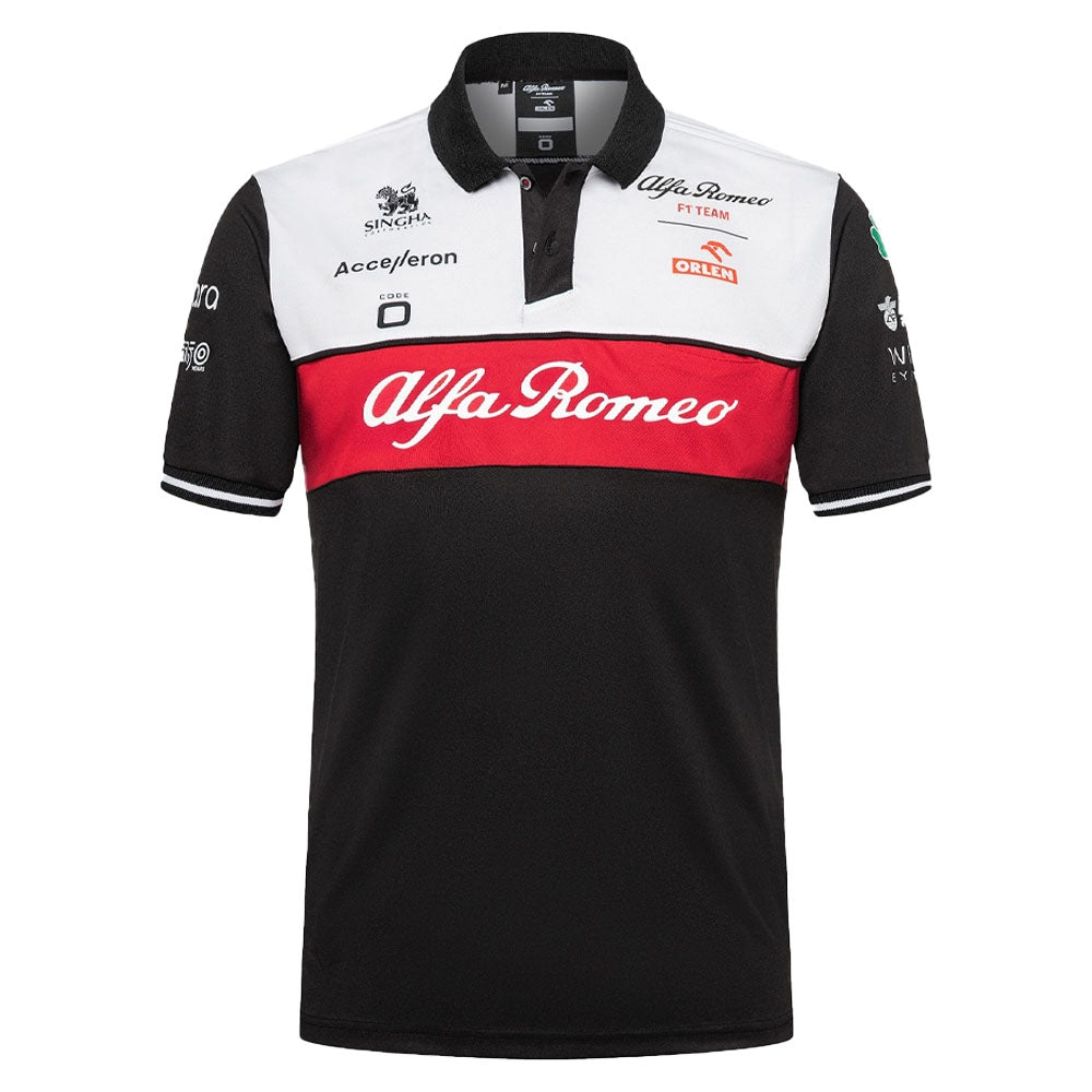 2022 Alfa Romeo Racing Polo Shirt (Black)