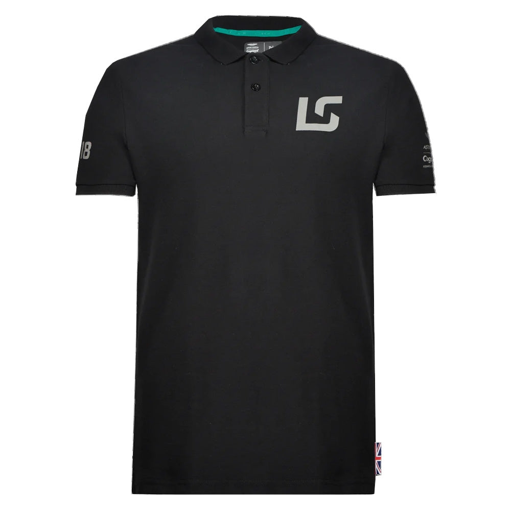 2022 Aston Martin Official LS Polo Shirt (Black)_0