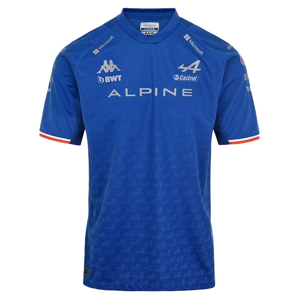 2022 Alpine Team Esteban Ocon Driver Tee (Blue)_0