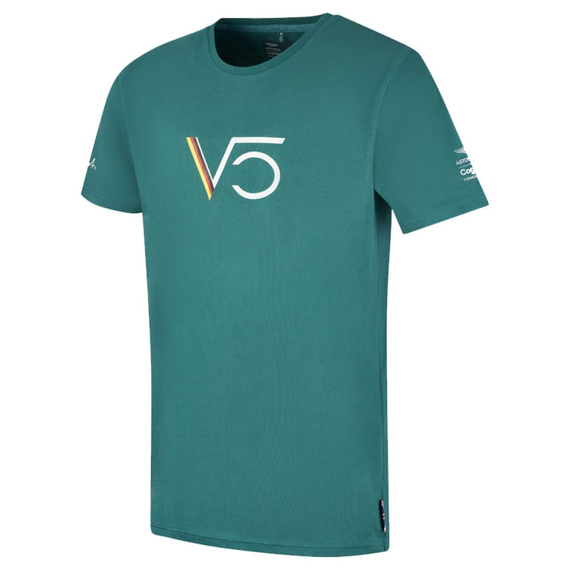 2022 Aston Martin Official SV T-Shirt (Green) (Your Name)_3