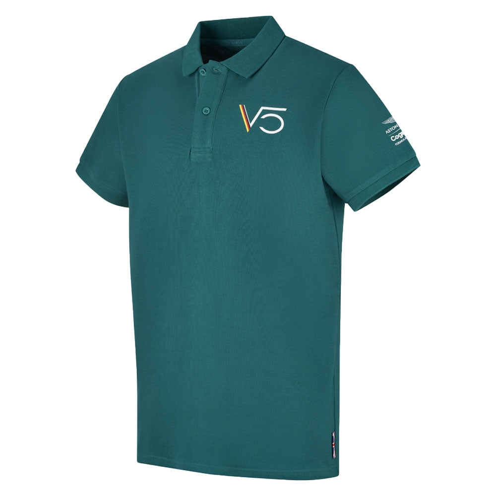 2022 Aston Martin Official SV Polo Shirt (Green)_0