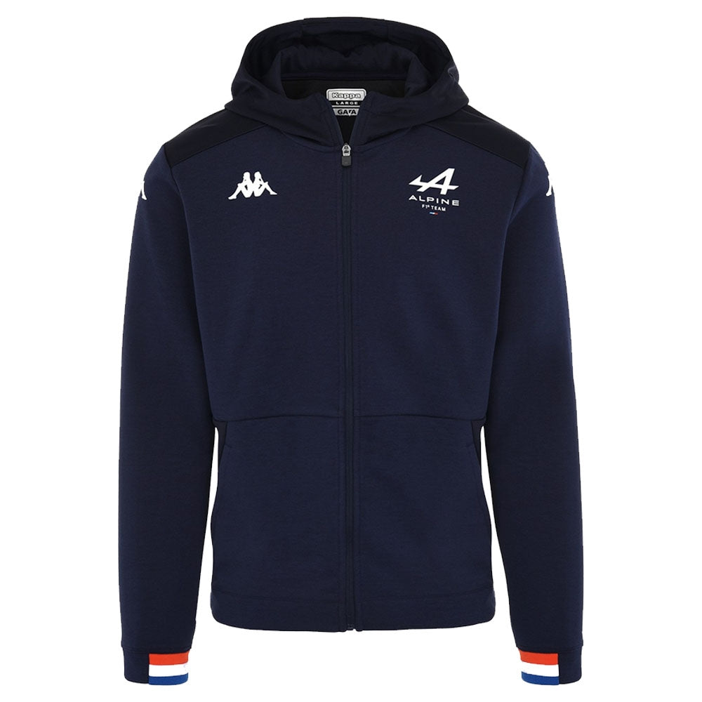 2022 Alpine Team Hooded Zip Sweater (Black)_0