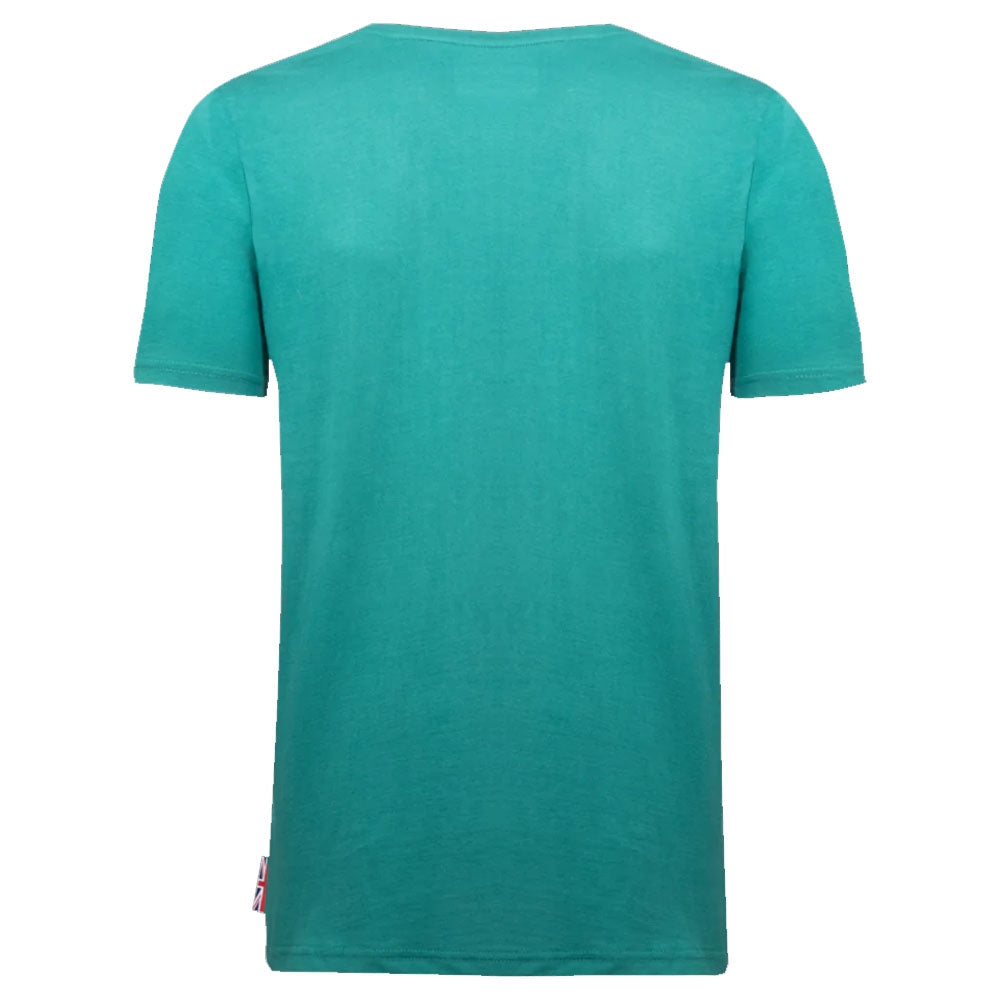2022 Aston Martin Lifestyle Logo T-Shirt (Green) (Your Name)_4