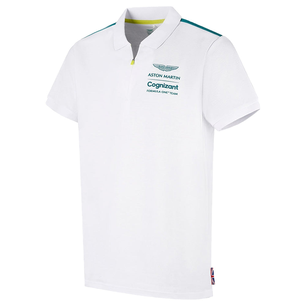 2022 Aston Martin Lifestyle Polo Shirt (White)_0