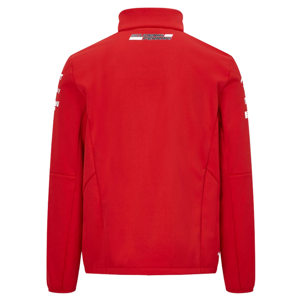 2020 Ferrari Team Softshell Jacket Slim Fit (Red)_1