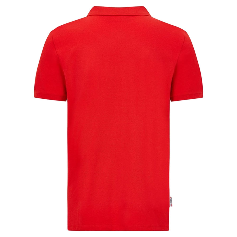 2022 Ferrari Scuderia Mens Classic Polo Shirt (Red)_1