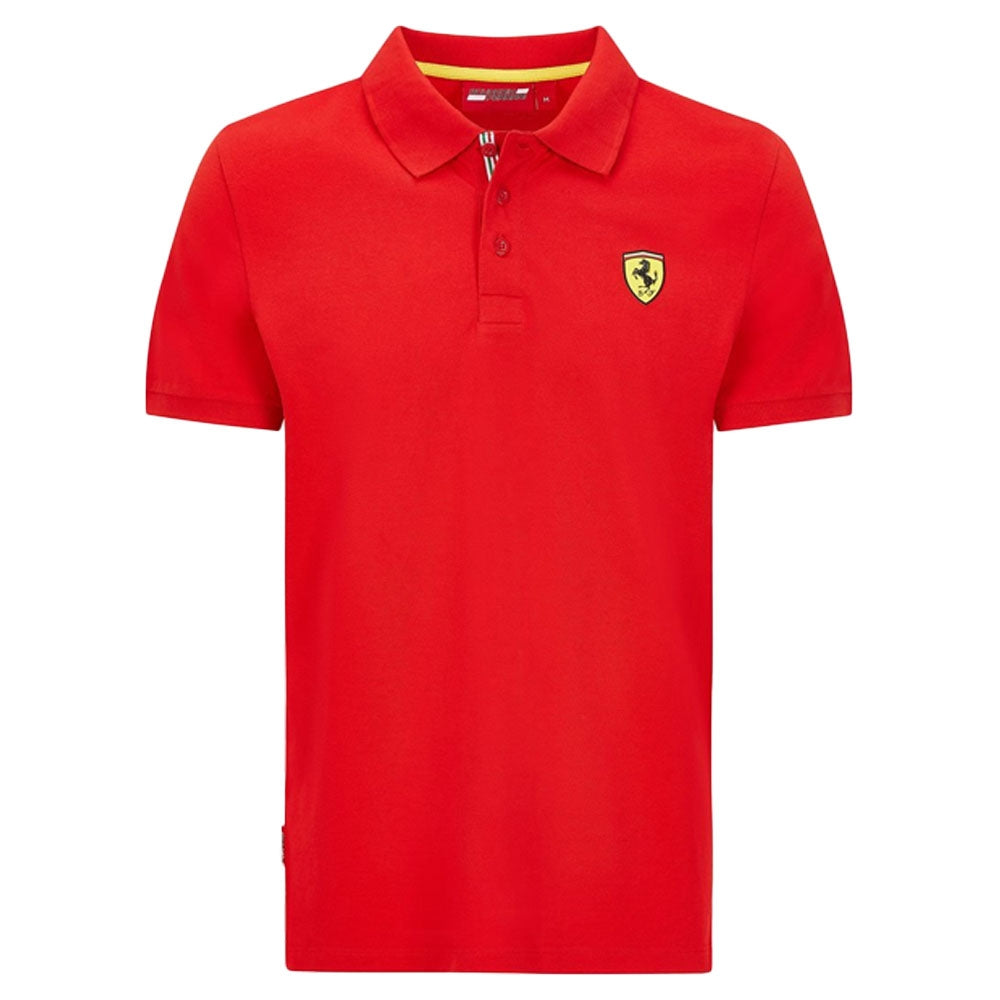 2022 Ferrari Scuderia Mens Classic Polo Shirt (Red)_0