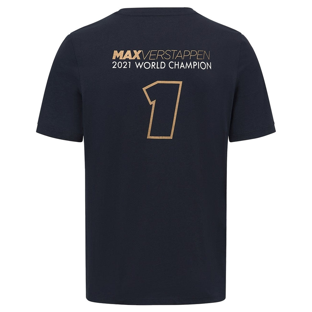 2022 Red Bull Max Verstappen Tribute No.1 T-shirt (Navy)_1