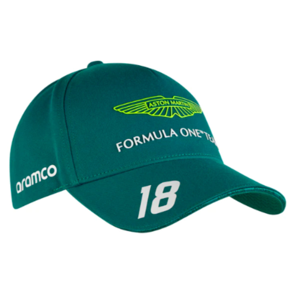 2023 Aston Martin Official Lance Stroll Cap - Green_1