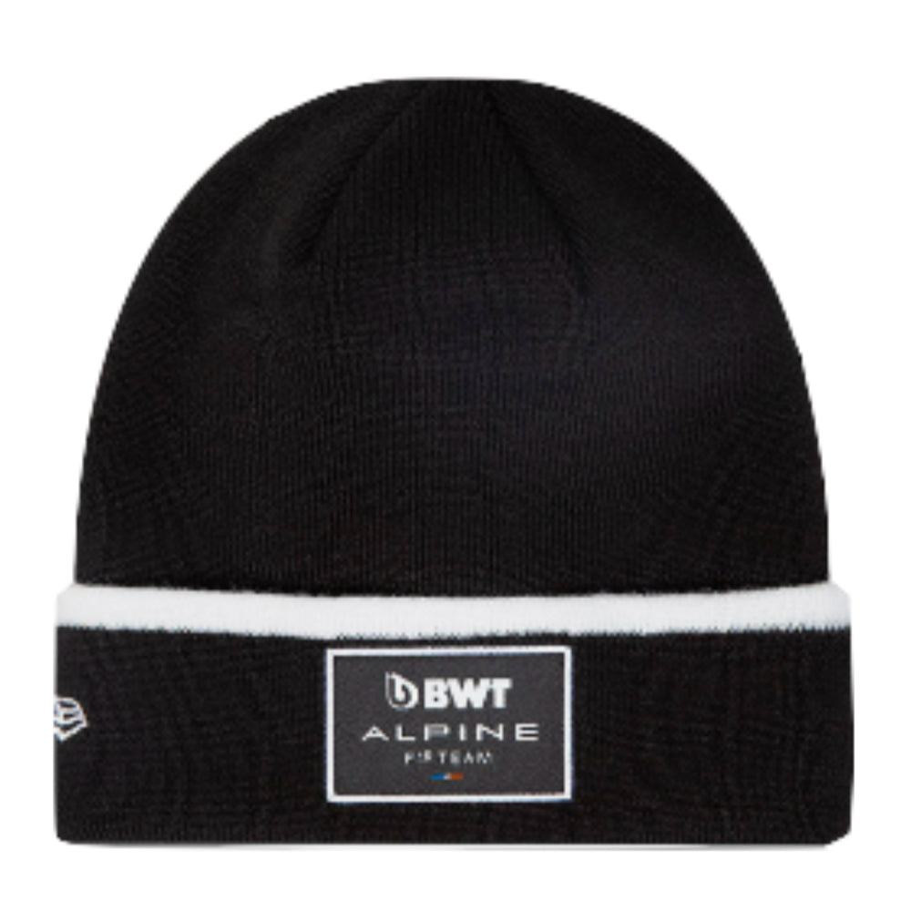 2023 Alpine Stripe Cuff Beanie (Black)_1