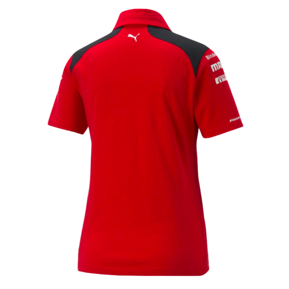 2023 Ferrari Team Polo Shirt (Red) - Ladies_1