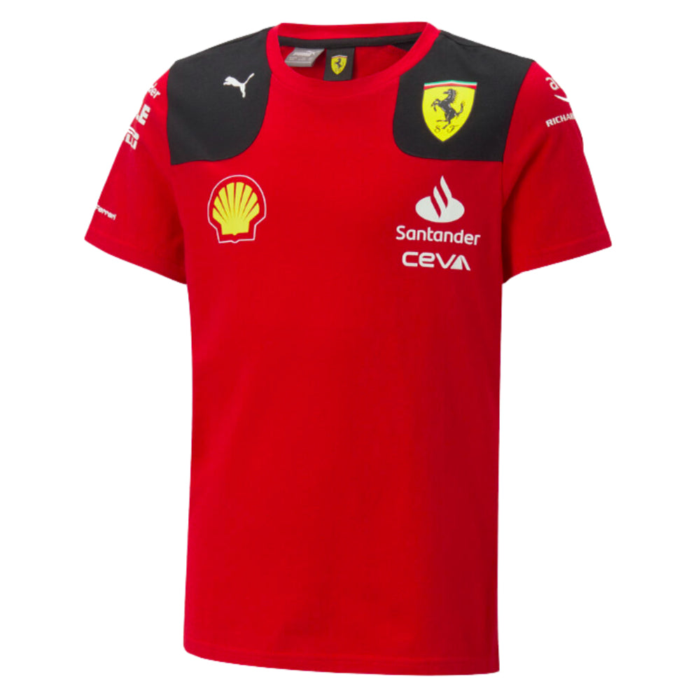 2023 Ferrari Team Tee (Red) - Kids_0