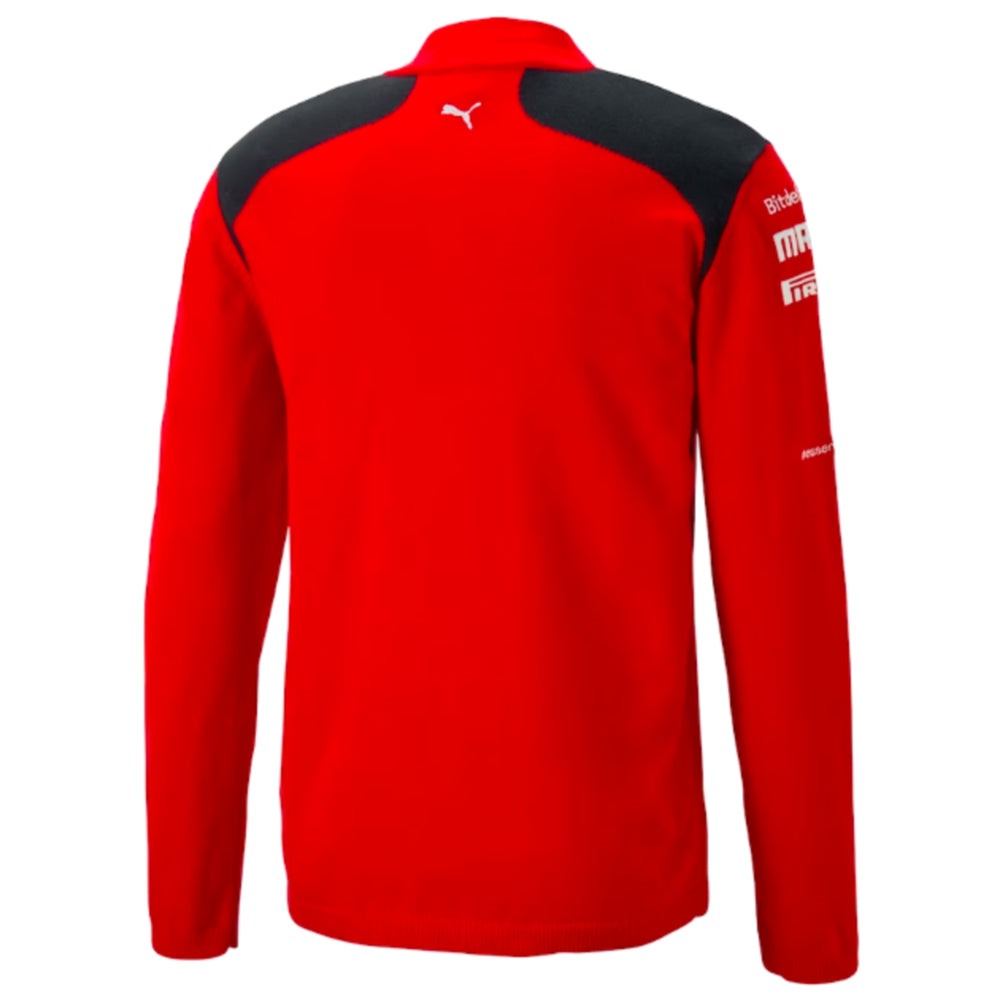 2023 Ferrari Team Half Zip Sweat (Red)_1